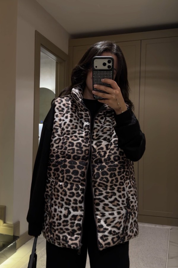 LEOPAR ŞİŞME YELEK (8 EKİM KARGO ÇIKIŞI) Leopar