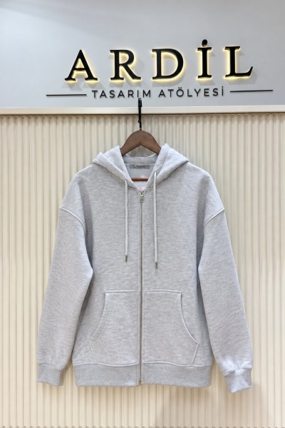 ÜÇ İPLİK ŞARDONLU GRİ SWEAT (17 EKİM KARGO ÇIKIŞI) Gri