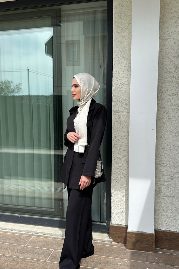 Blazer Takım Siyah Siyah