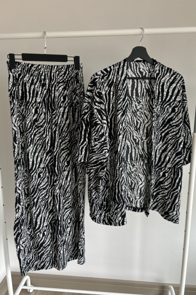 ZEBRA PAREO TAKIM SİYAH  Siyah