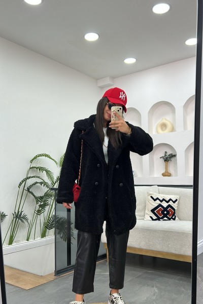 ASTARLI PELUŞ MONT SİYAH (30 EKİM KARGO ÇIKIŞI) Siyah