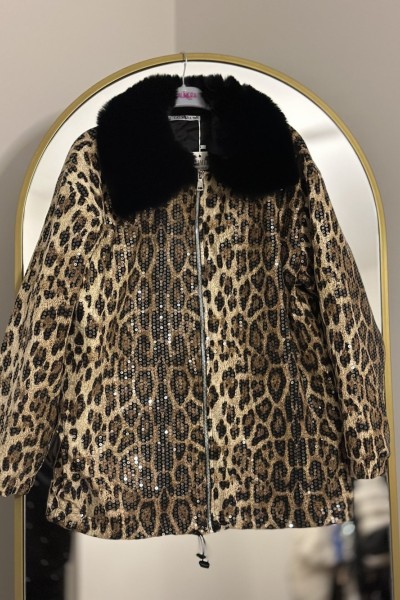 Leopar Payetli Mont  Leopar