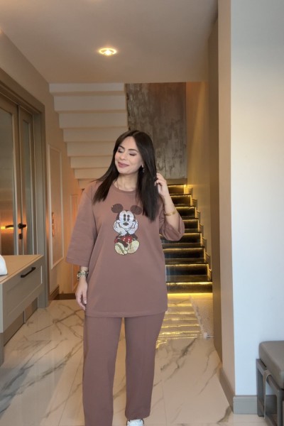 TAŞLI MİCKEY TAKIM TABA  Taba