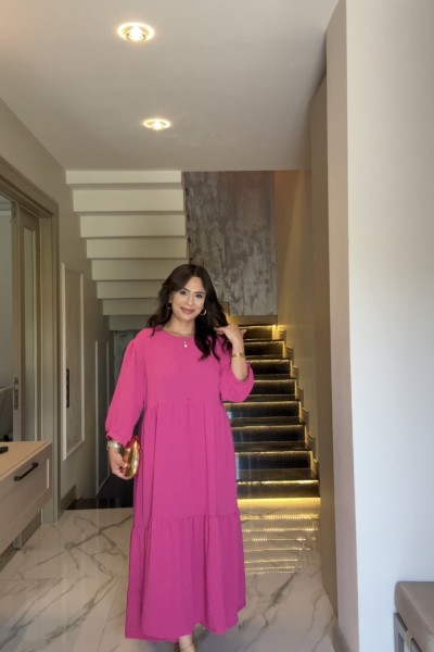 AEROBİN ELBİSE PEMBE  Pembe