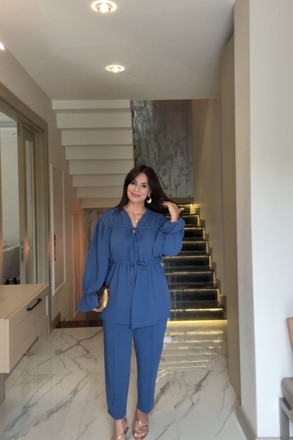 BÜZGÜLÜ AEROBİN TAKIM MAVİ   Mavi