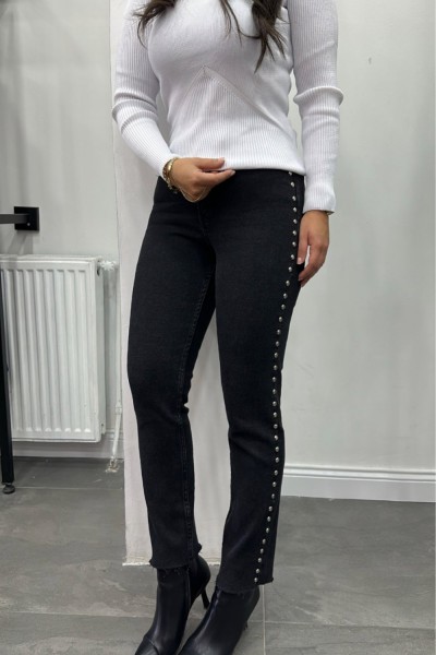 Troklu Jean Siyah