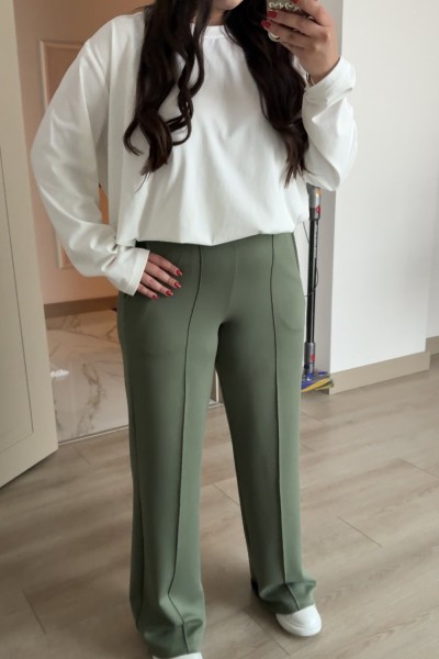 OYSHO PANTOLON HAKİ  Haki