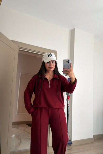 FERMUARLI OYSHO TAKIM BORDO  Bordo
