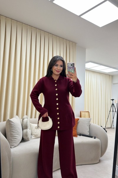 ECE TRİKO TAKIM BORDO Bordo