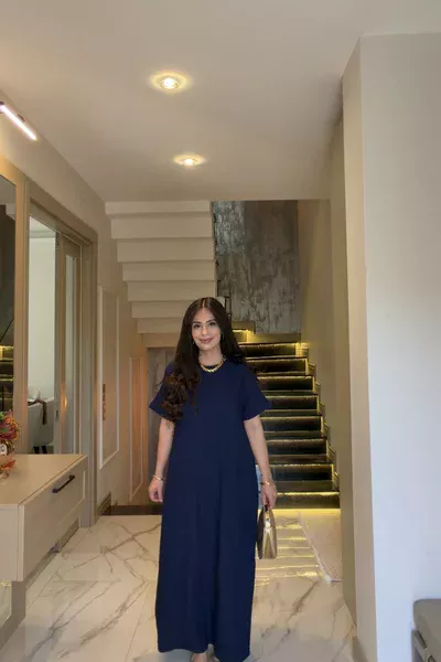 BÜRÜMCÜK ELBİSE LACİVERT (13 MAYIS KARGO ÇIKIŞI)