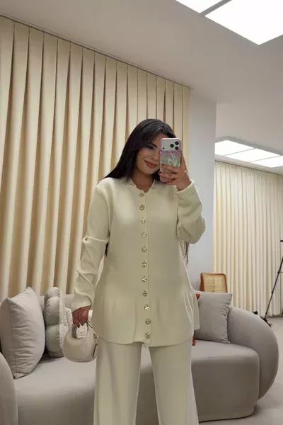 ECE TRİKO TAKIM KREM