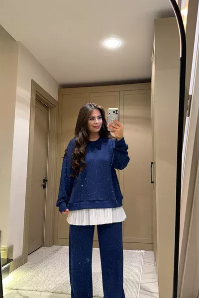 MELO ÜÇLÜ TAKIM MAVİ (24 OCAK KARGO ÇIKIŞI)